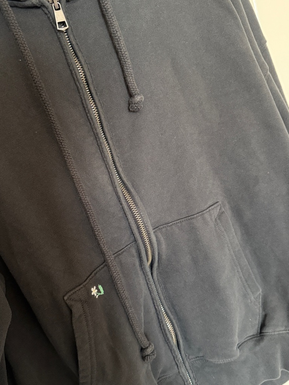 American Eagle Black Zip-Up Hoodie - Picture 2 of 4